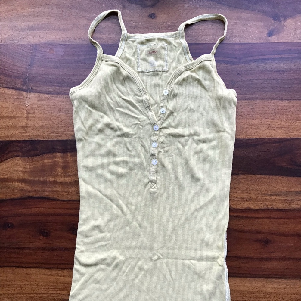 Key lime racer tank